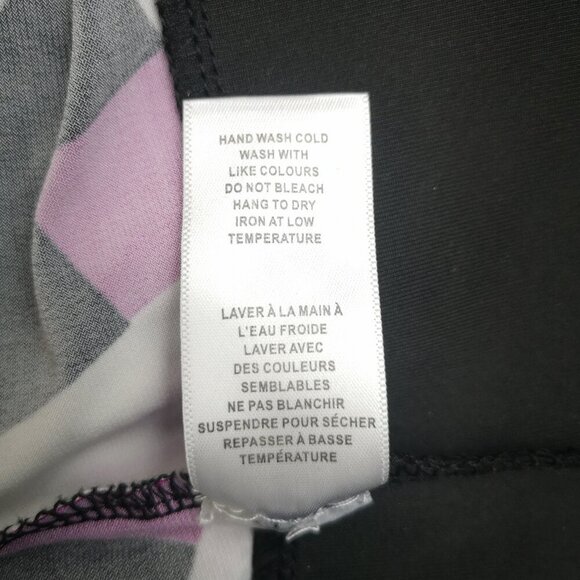 Cleo Ladies Size Large Multi Colored 3/4 Length Sleeves Dress or Tunic Top - Picture 7 of 10